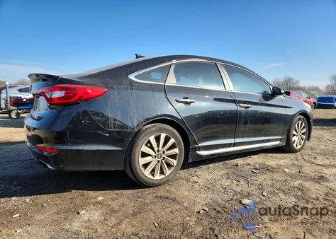 2015 Hyundai Sonata Sport z USA, uszkodzony, nr VIN 5NPE34AFXFH131505